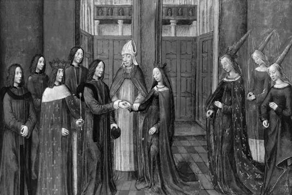 In Medieval 
Times, marriages were often arranged